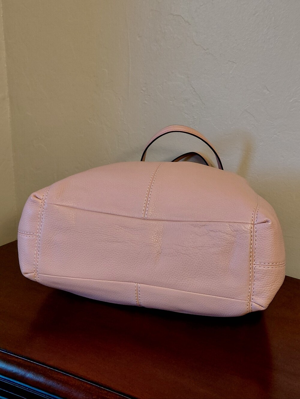 Coach Pink Lexy Pebble Leather Shoulder Bag F28997 - Picture 7 of 16